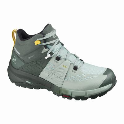 Salomon ODYSSEY MID GTX W - Naisten Vaelluskengät - Vihreä